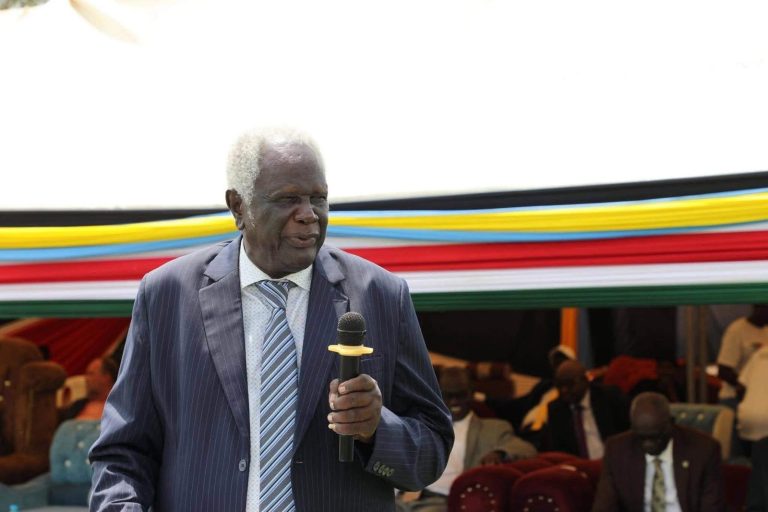 NEC Chairperson Hon. Prof. Abednego Akok Kacuol officially launches the campaign