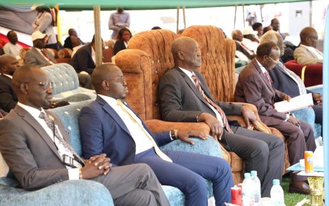 Officials and invited guests at the National Launch