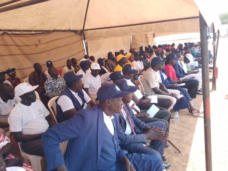 Participants at the launch of the campaign