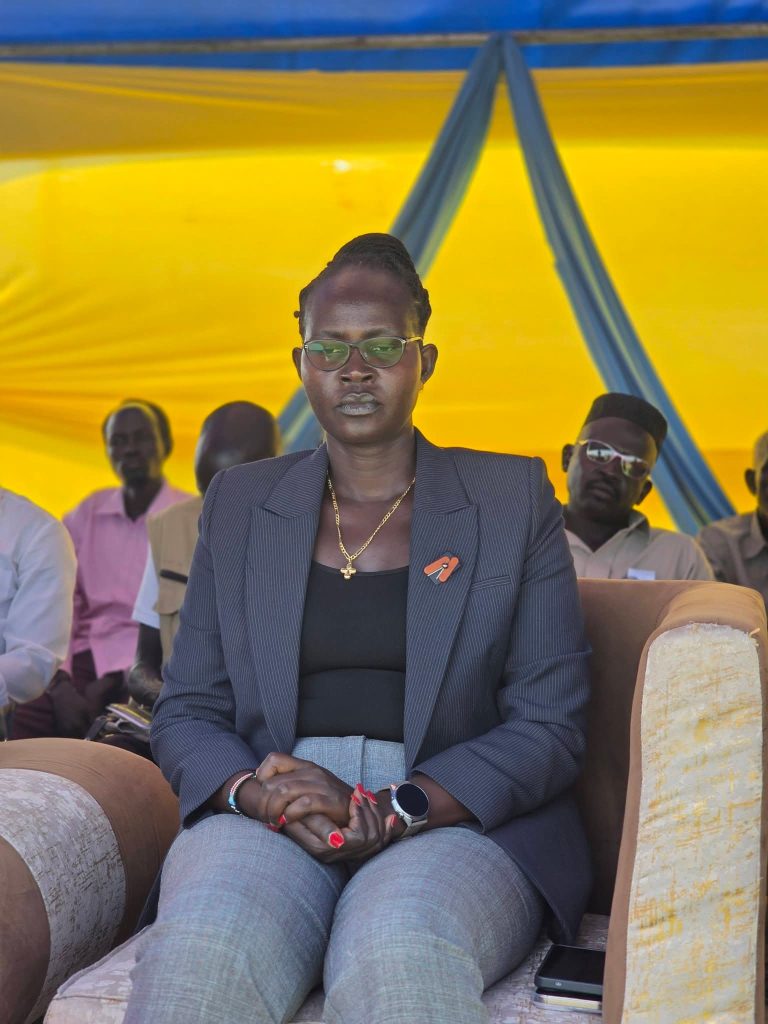 A guest of honour seated at the launch