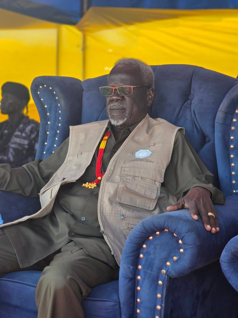 A traditional leader at the launch ceremony