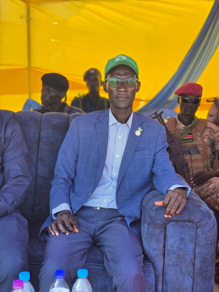 A guest seated at the launch ceremony