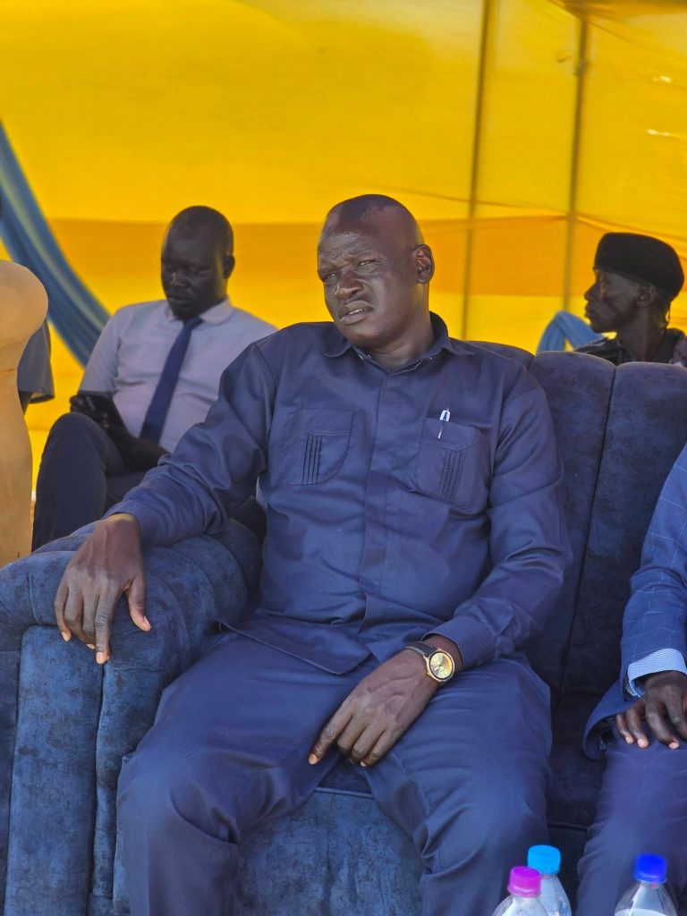 An official at the launch ceremony