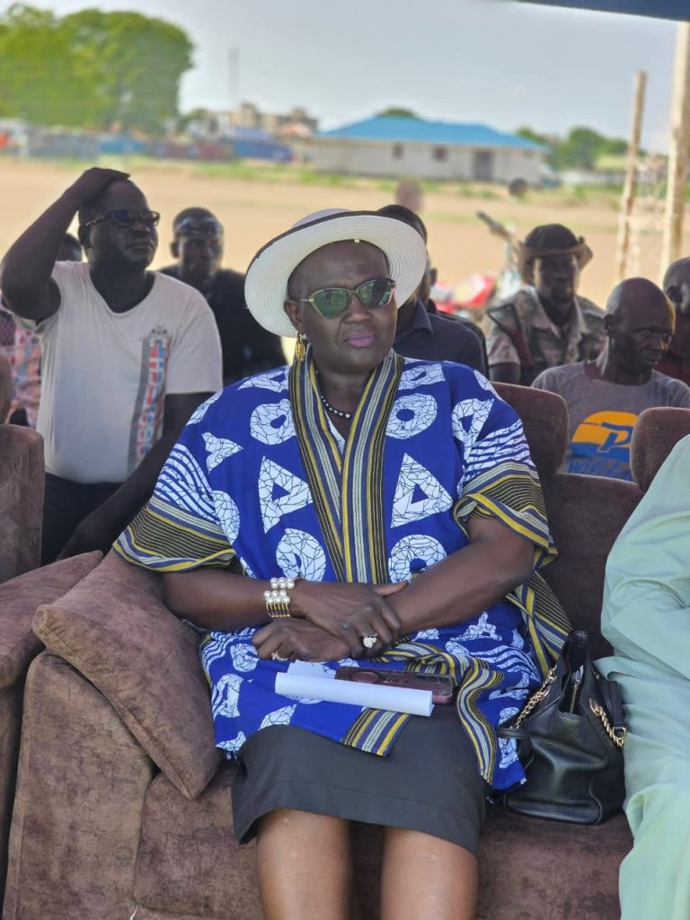 A participant at the launch in Bor
