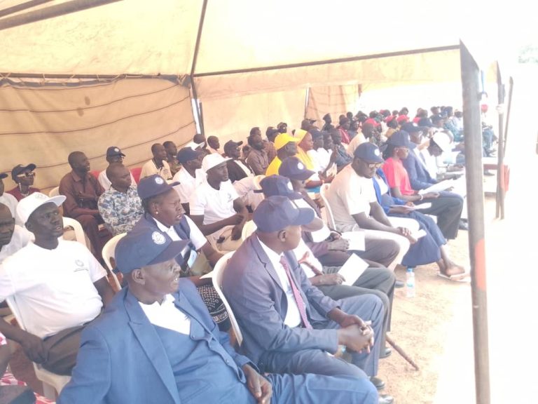 Participants at the launch of the campaign