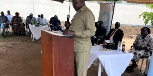 Addressing the opening of the State High Elections Committee office in Torit
