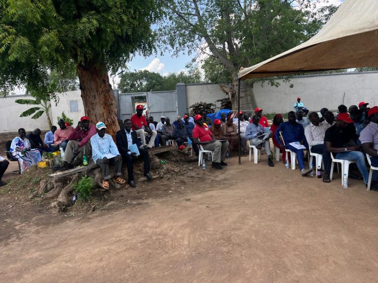 Participants gathered at the new committee premises