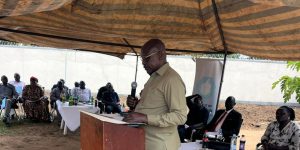 Addressing the opening of the State High Elections Committee office in Torit