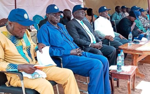 Officials and invited guests at the launch ceremony