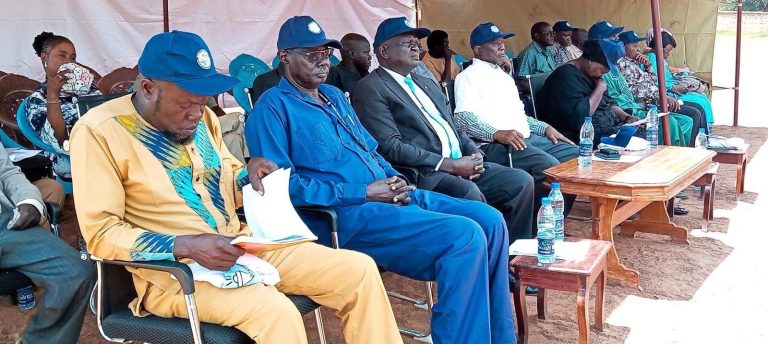 Officials and invited guests at the launch ceremony