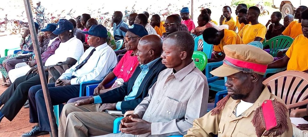 Participants at the launch of the campaign in Wau