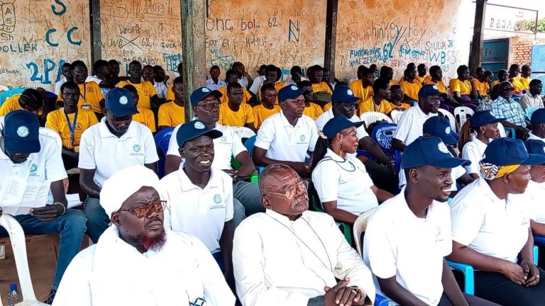 Officials seated at the launch