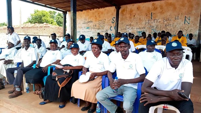 Civic educators and guests at the ceremony