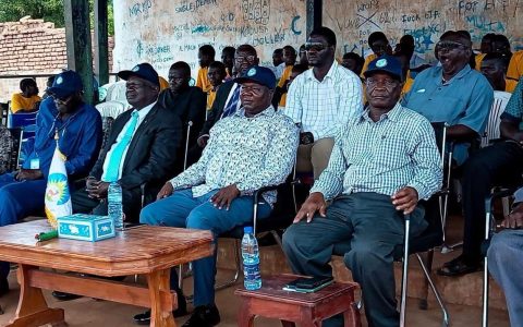 Civic educators seated at the launch