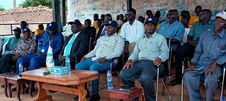 Civic educators seated at the launch