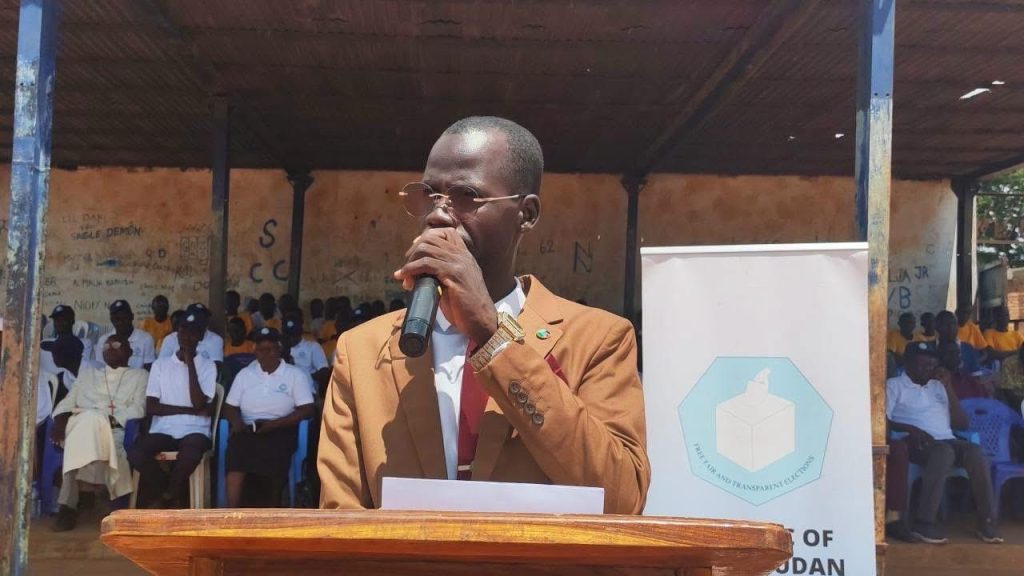Addressing the launch of the campaign at Isaac Stadium in Wau