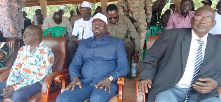 Guests at the launch of the campaign in Yambio