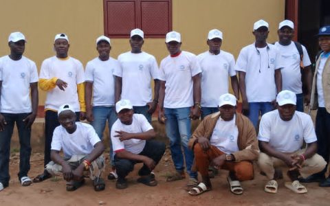Voter educators at the state high elections committee premises