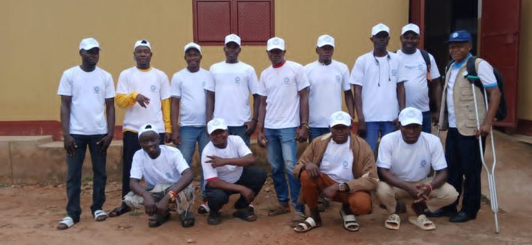 Voter educators at the state high elections committee premises