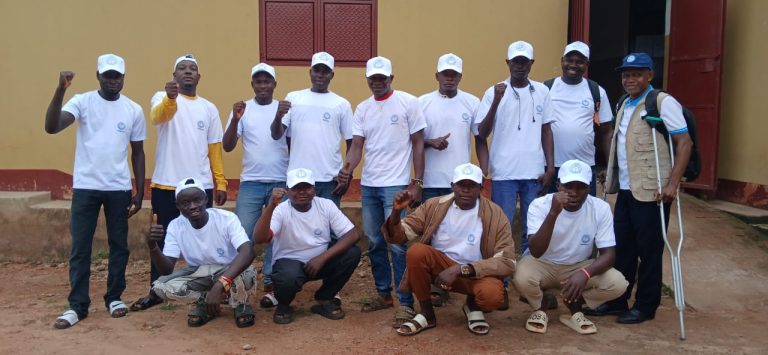 Voter educators after the launch ceremony