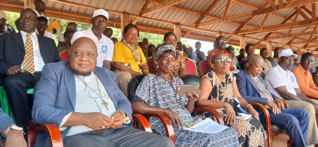 Invited guests at the launch ceremony in Yambio